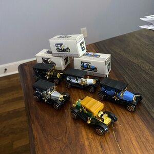 5 Vintage Simplex Model Cars # 301 303 304 305 & 306
